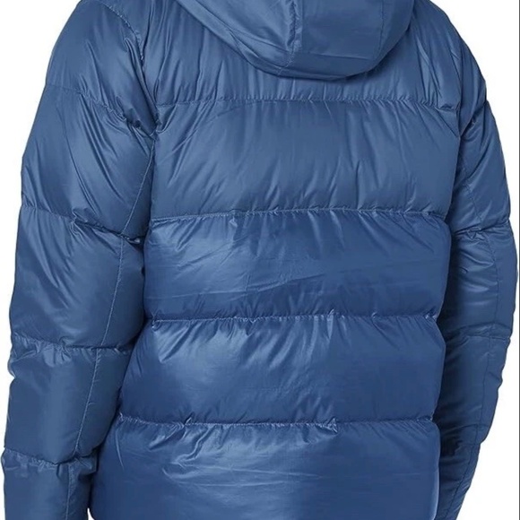 MARMOT Men’s Guides Down Hoody 700-Fill Lightweight Puffer Jacket Hooded Blue XL - Picture 6 of 7
